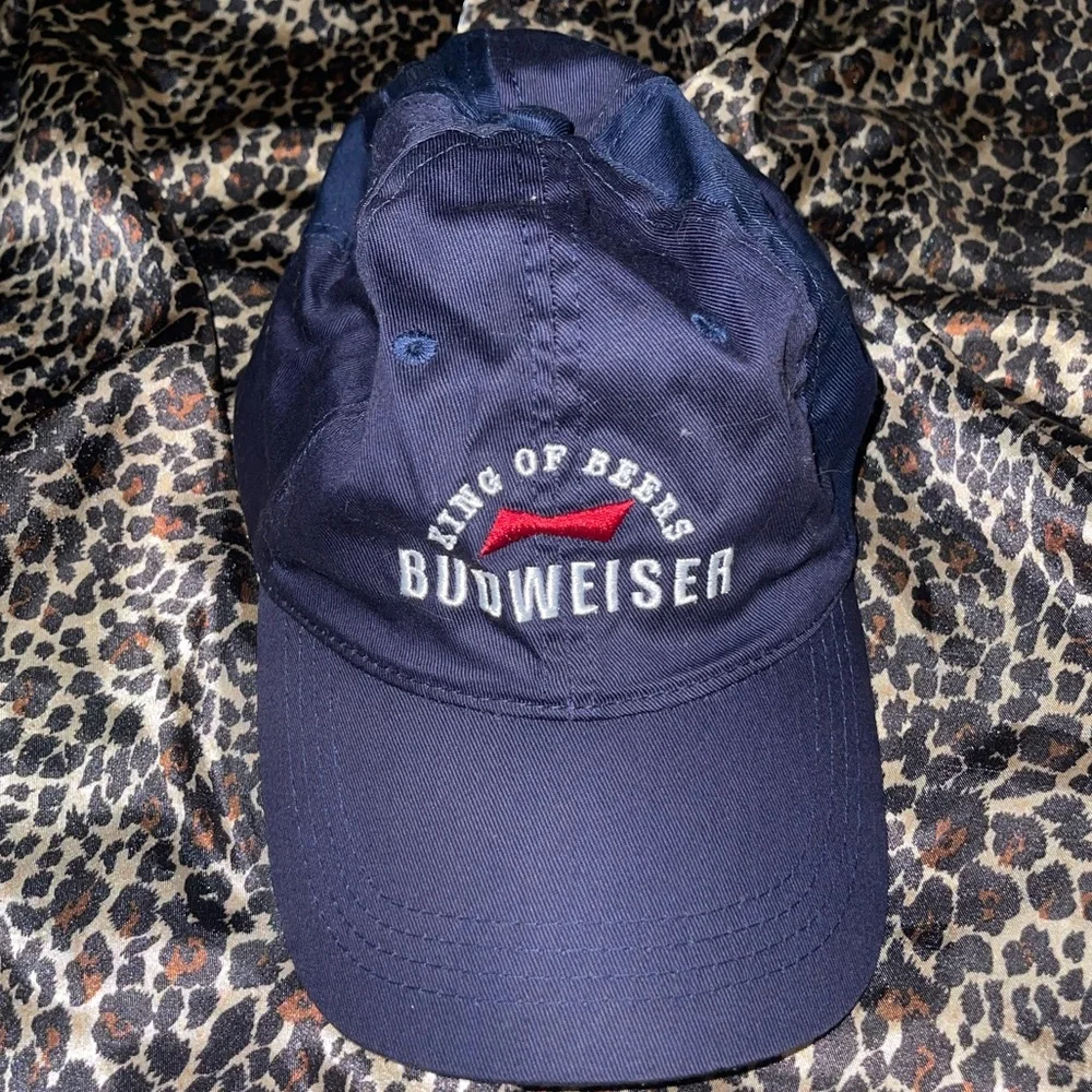 Y2k King of Beers Budweiser Baseball Cap